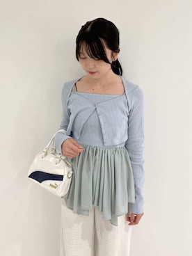 LILY BROWNさん（レディース・161cm）の夏コーディネート