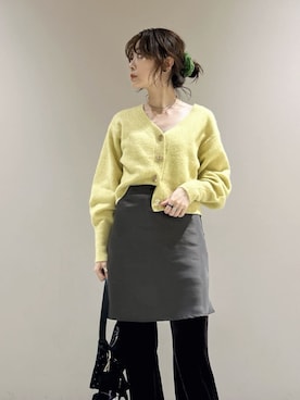 「アイテム（キーケース/キーアクセサリー）」を使った、LILY BROWNさん（レディース・157cm）の秋コーディネート