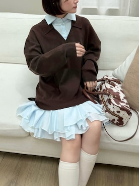 LILY BROWNさん（レディース・152cm）の夏コーディネート