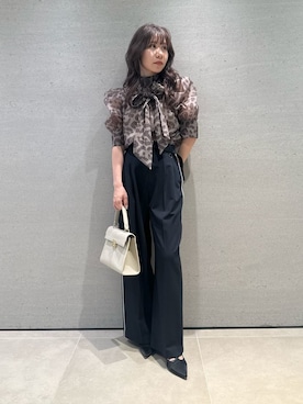 「ボウタイ」｜LILY BROWNさん（レディース・152cm）の夏コーディネート