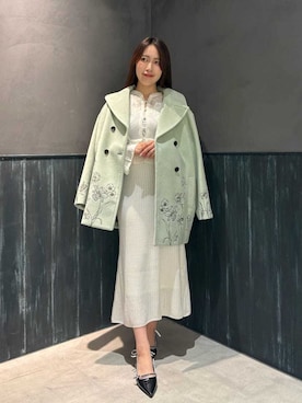 LILY BROWNさん（レディース・159cm）の冬コーディネート