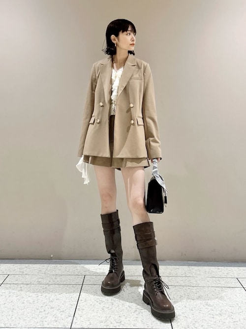 ボリュームフリルニットトップス（ニット/セーター）｜LILY BROWN