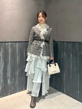 LILY BROWNさん(レディース・159cm)の冬コーディネート