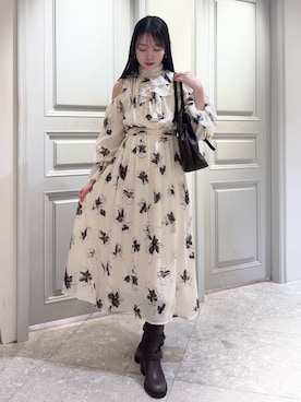 LILY BROWNさん(レディース・161cm)の冬コーディネート