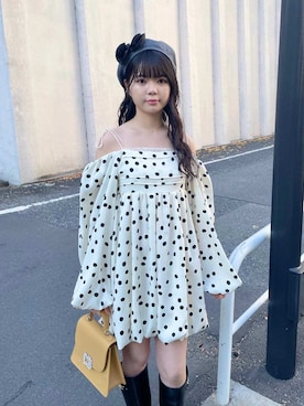 LILY BROWNさん（レディース・162cm）の冬コーディネート