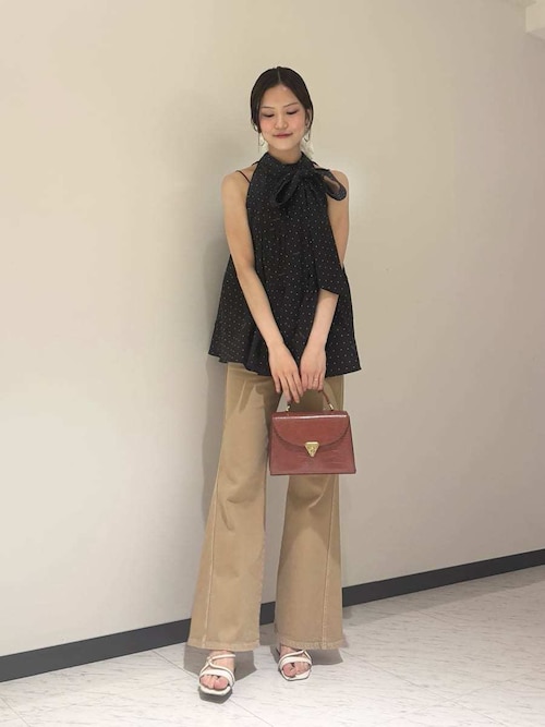 ストレッチフレアデニムパンツlily brown ストレッチフレアデニムパンツ（デニムパンツ）｜LILY BROWN