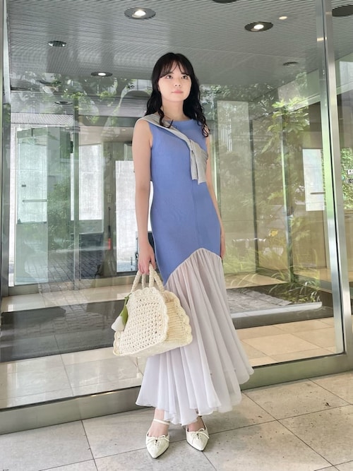 LILY BROWN（リリーブラウン） ワンピース マーメイドシアーワンピース