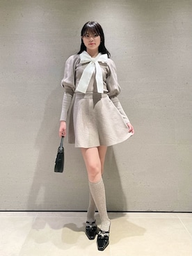 LILY BROWNさん（レディース・162cm）の冬コーディネート