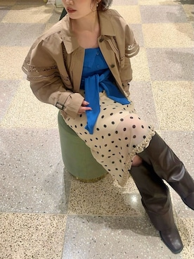 LILY BROWNさん（レディース・153cm）の春コーディネート