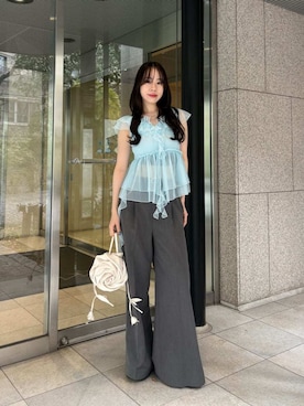 LILY BROWNさん（レディース・160cm）の春コーディネート