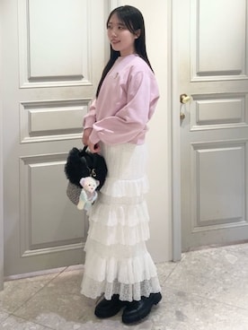 LILY BROWNさん（レディース・161cm）の冬コーディネート