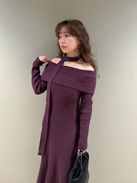 「オンライン限定」｜LILY BROWNさん（レディース・150cm）の冬コーディネート