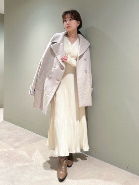 「LILY BROWN（リリーブラウン）のアイテム（その他アウター）」を使った、LILY BROWNさん（レディース・150cm）の冬コーディネート