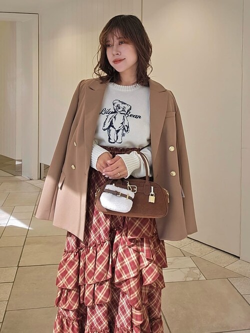 セール】イレヘムティアードスカート（スカート）｜LILY BROWN（リリー