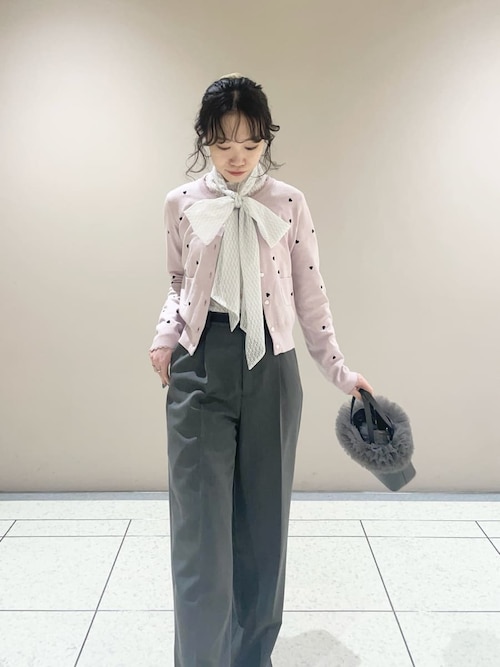 美品　リリーブラウン　チュール切り替え3wayトートバッグ　アイボリー セール】【ZOZO限定カラー】チュール切り替え3WAYトート（ハンドバッグ