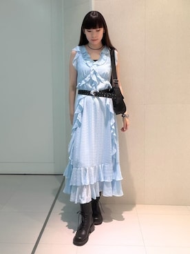 「LILY BROWN（リリーブラウン）のアイテム」を使った、LILY BROWNさん（レディース・167cm）の夏コーディネート