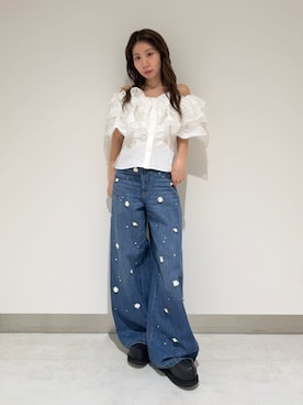 「LILY BROWN（リリーブラウン）のアイテム」を使った、LILY BROWNさん（レディース・152cm）の夏コーディネート