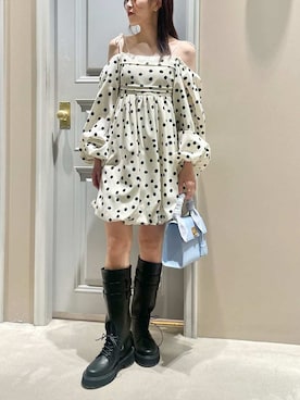 LILY BROWNさん（レディース・156cm）の冬コーディネート