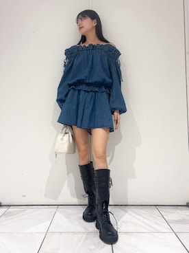 LILY BROWNさん(レディース・160cm)の春コーディネート