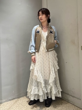 LILY BROWNさん（レディース・153cm）の春コーディネート