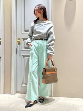 LILY BROWNさん（レディース・156cm）の冬コーディネート