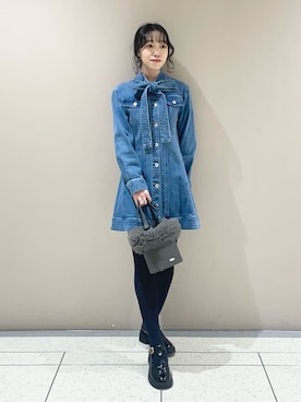 LILY BROWNさん(レディース・157cm)の冬コーディネート