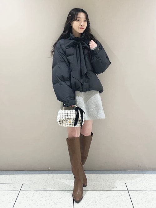 WEB限定カラー】recycleリボンダウン（ダウンジャケット/コート