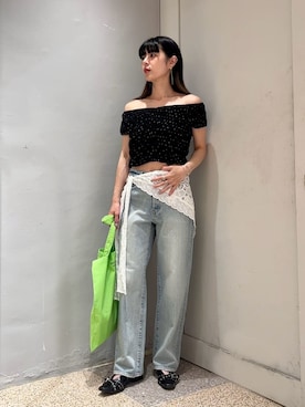 LILY BROWNさん（レディース・160cm）の夏コーディネート