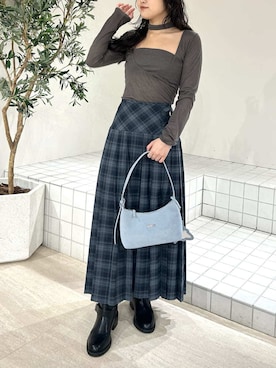 LILY BROWNさん（レディース・151cm）の秋コーディネート