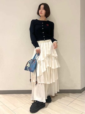 LILY BROWNさん（レディース・162cm）の冬コーディネート