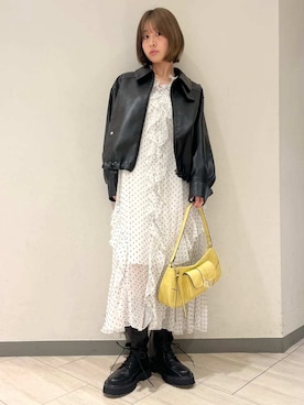 LILY BROWNさん（レディース・162cm）の冬コーディネート