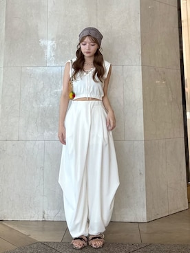 LILY BROWNさん（レディース・163cm）の夏コーディネート