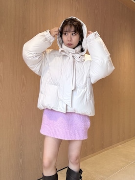 「アイテム（その他アンダーウェア/インナー）」を使った、LILY BROWNさん（レディース・152cm）の秋コーディネート