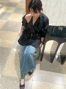 「LILY BROWN（リリーブラウン）のアイテム」を使った、LILY BROWNさん（レディース・153cm）の春コーディネート