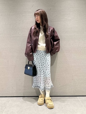 LILY BROWNさん（レディース・152cm）の冬コーディネート