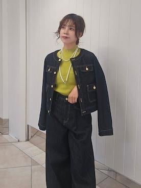 「アイテム（キーケース/キーアクセサリー）」を使った、LILY BROWNさん（レディース・150cm）の夏コーディネート