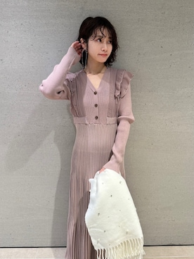 「マーメイド」｜LILY BROWNさん（レディース・152cm）の冬コーディネート