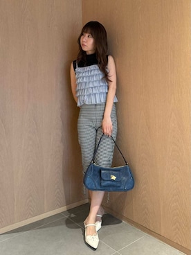 「LILY BROWN（リリーブラウン）のアイテム」を使った、LILY BROWNさん（レディース・152cm）の春コーディネート