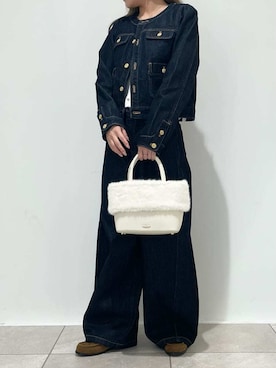 「レース」｜「アイテム（ジャケット/アウター）」を使った、LILY BROWNさん（レディース・156cm）の夏コーディネート