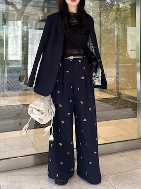 LILY BROWNさん（レディース・160cm）の春コーディネート