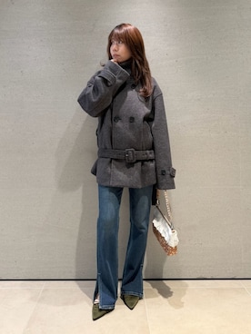 「羽織り」｜LILY BROWNさん（レディース・152cm）の秋コーディネート