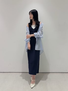 「LILY BROWN（リリーブラウン）のアイテム」を使った、LILY BROWNさん（レディース・155cm）の春コーディネート