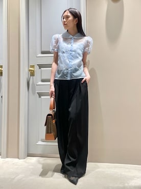 「アイテム（ブラジャー）」を使った、LILY BROWNさん（レディース・156cm）の春コーディネート