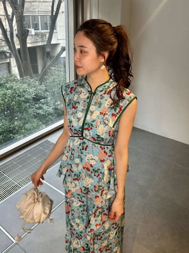 「LILY BROWN（リリーブラウン）のアイテム（アクセサリー）」を使った、LILY BROWNさん（レディース・162cm）の冬コーディネート