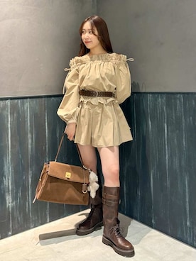 LILY BROWNさん(レディース・159cm)の春コーディネート