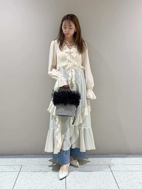 LILY BROWNさん（レディース・158cm）の冬コーディネート