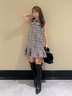 「ビジュー」｜LILY BROWNさん（レディース・152cm）の秋コーディネート