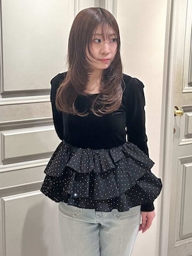 LILY BROWNさん（レディース・156cm）の冬コーディネート