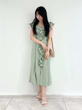 「アイテム（その他アンダーウェア/インナー）」を使った、LILY BROWNさん（レディース・161cm）の夏コーディネート