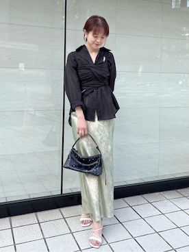 「マーメイド」｜LILY BROWNさん（レディース・163cm）の春コーディネート